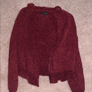 Burgundy Cardigan